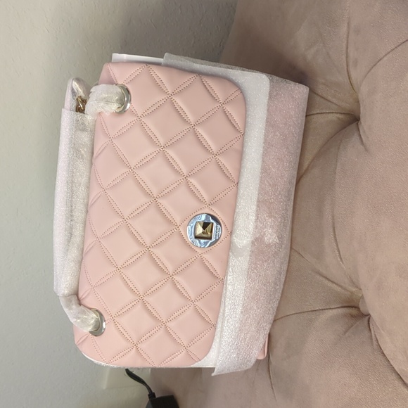 Kate Spade Natalia Medium Flap Shoulder Bag (Rose Smoke) - Picture 7 of 8